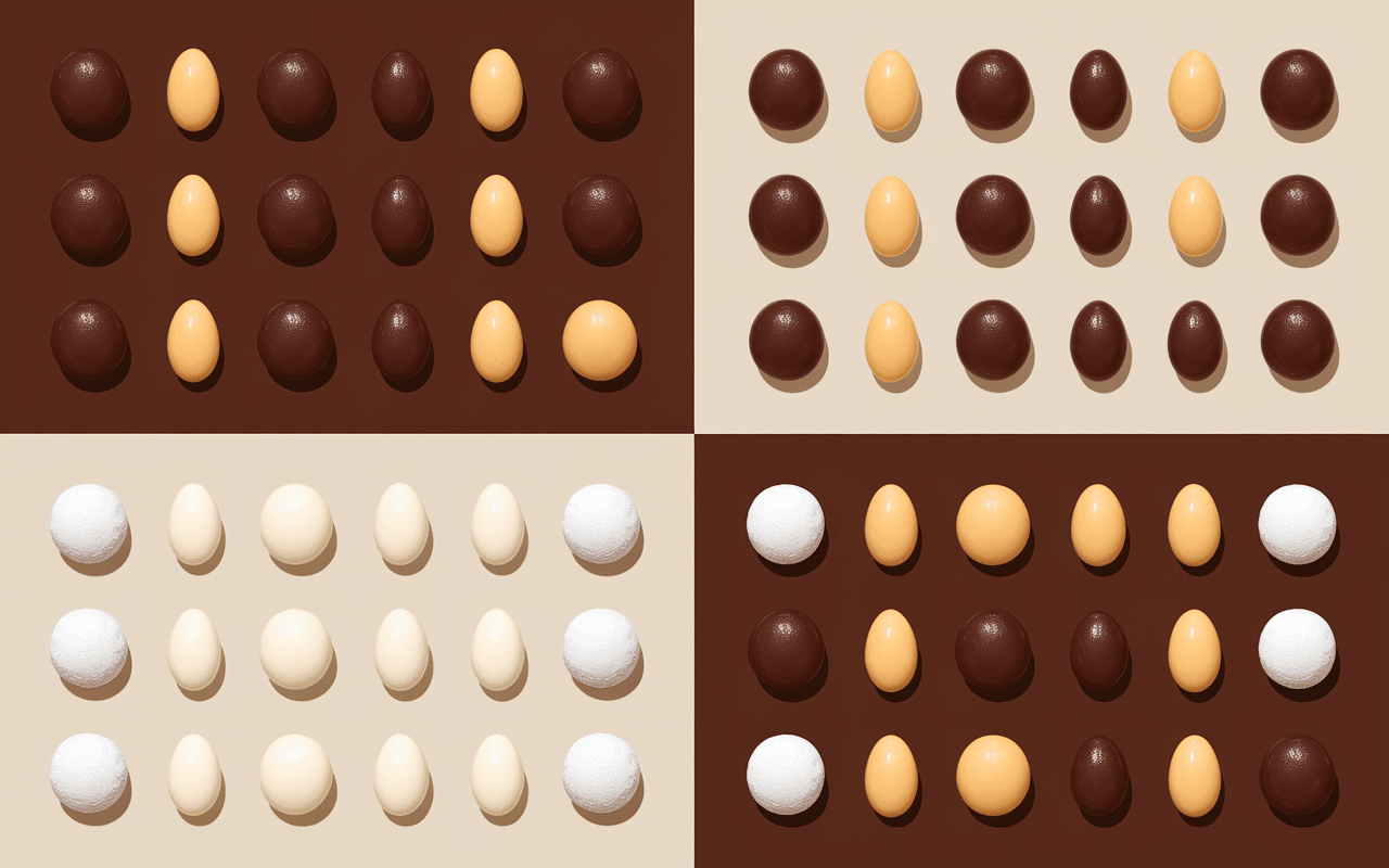Variétés de truffes chocolatées