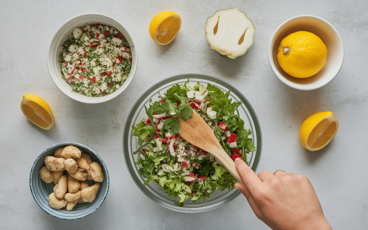 Étapes de préparation tzatziki maison tonbonbon.fr