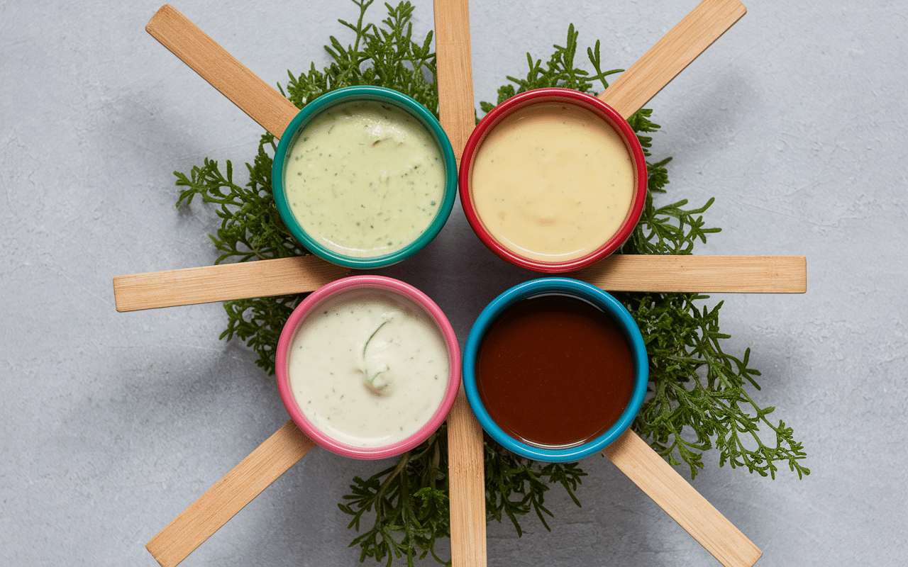 Ramequins sauces pierrade