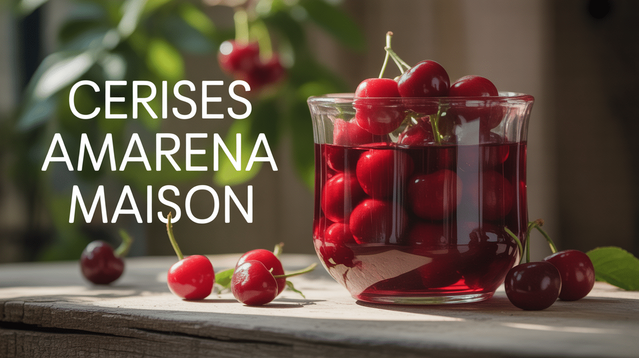 comment faire des cerises amarena maison en bocal