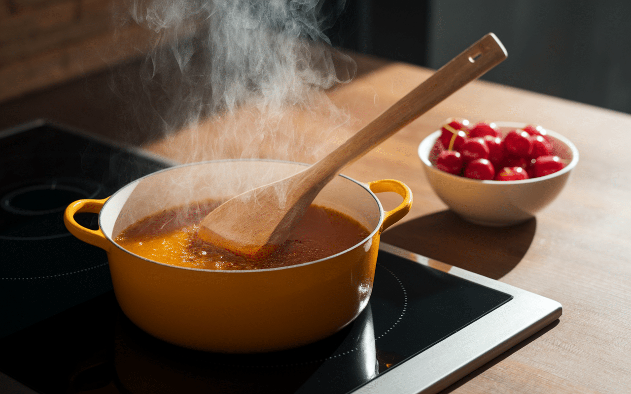 comment faire des cerises amarena préparer le sirop