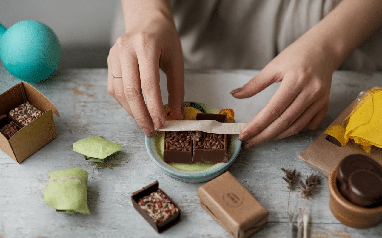 calendrier de l avent vegan diy avec pochons et douceurs maison