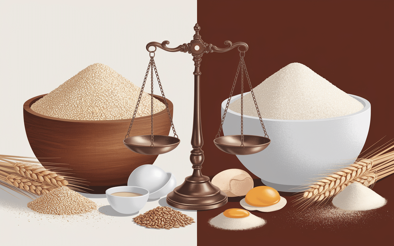 farine sarrasin vs farine blé pour crepe sarrasin sucre