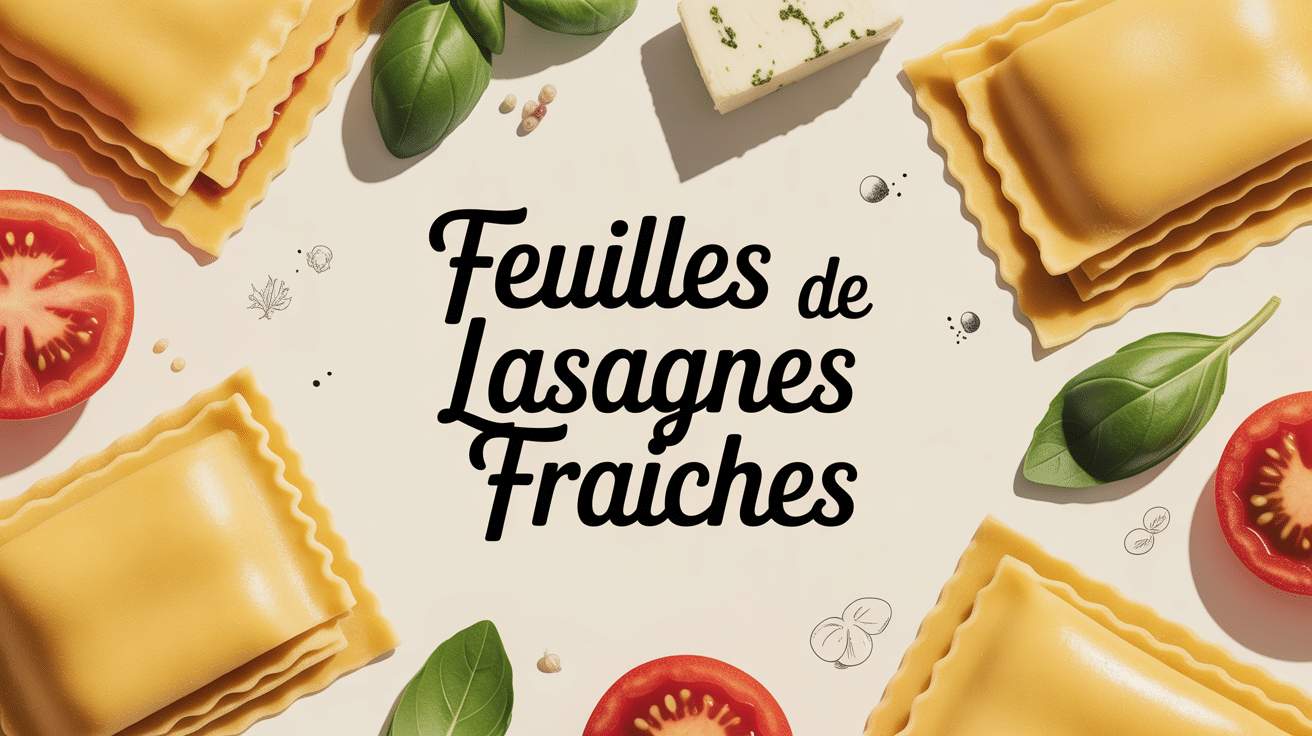 présentation de que faire avec des feuilles de lasagnes fraîches