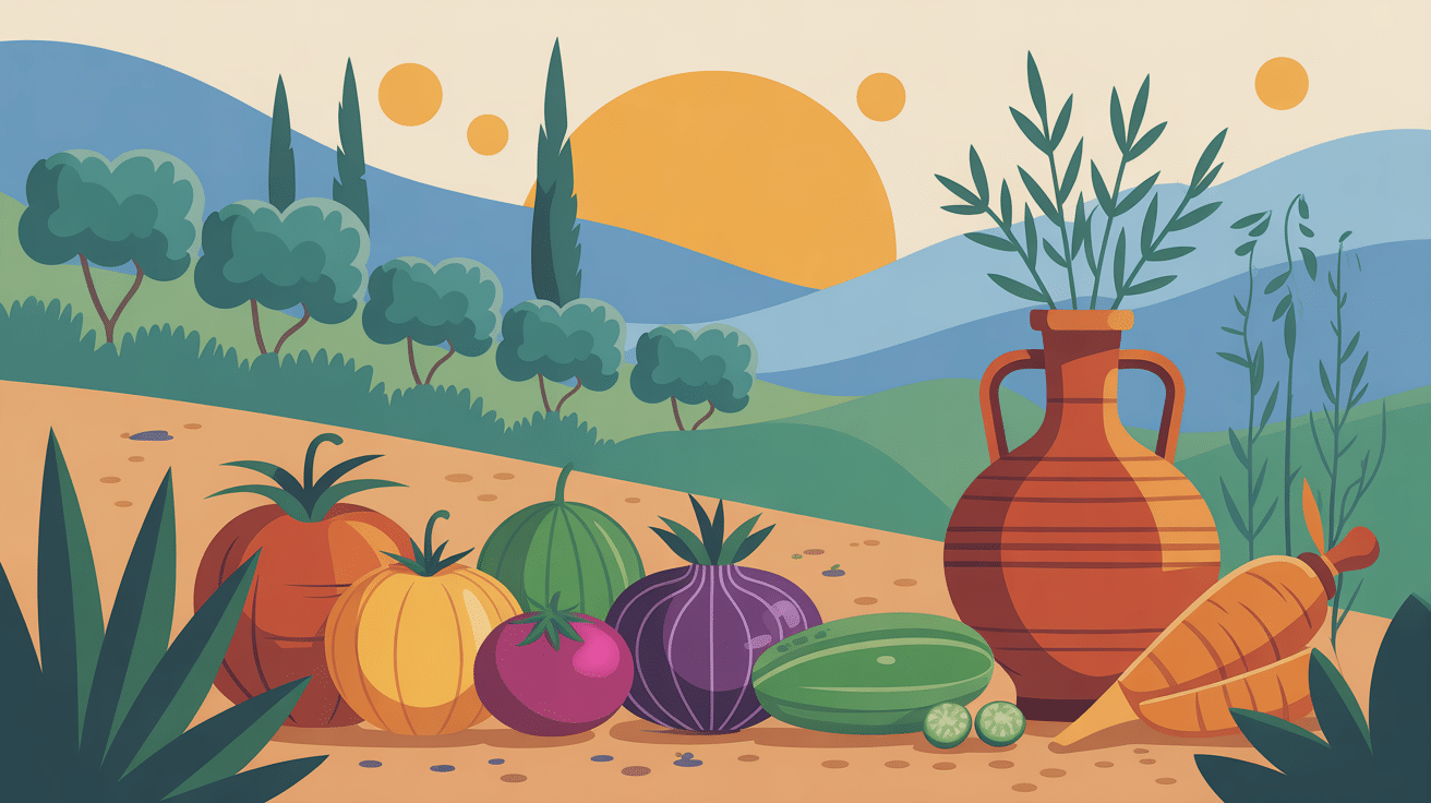 gemista cuisine grecque paysage méditerranéen