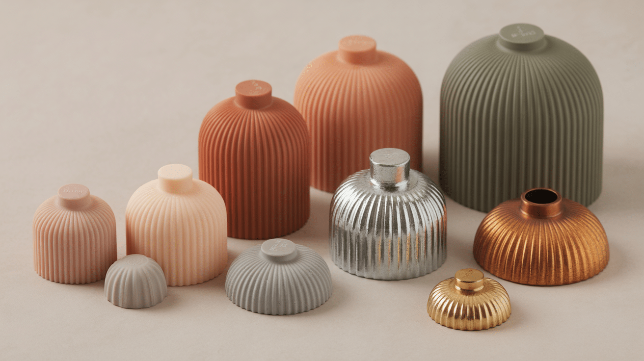 différents moules savarin en silicone acier cuivre tailles