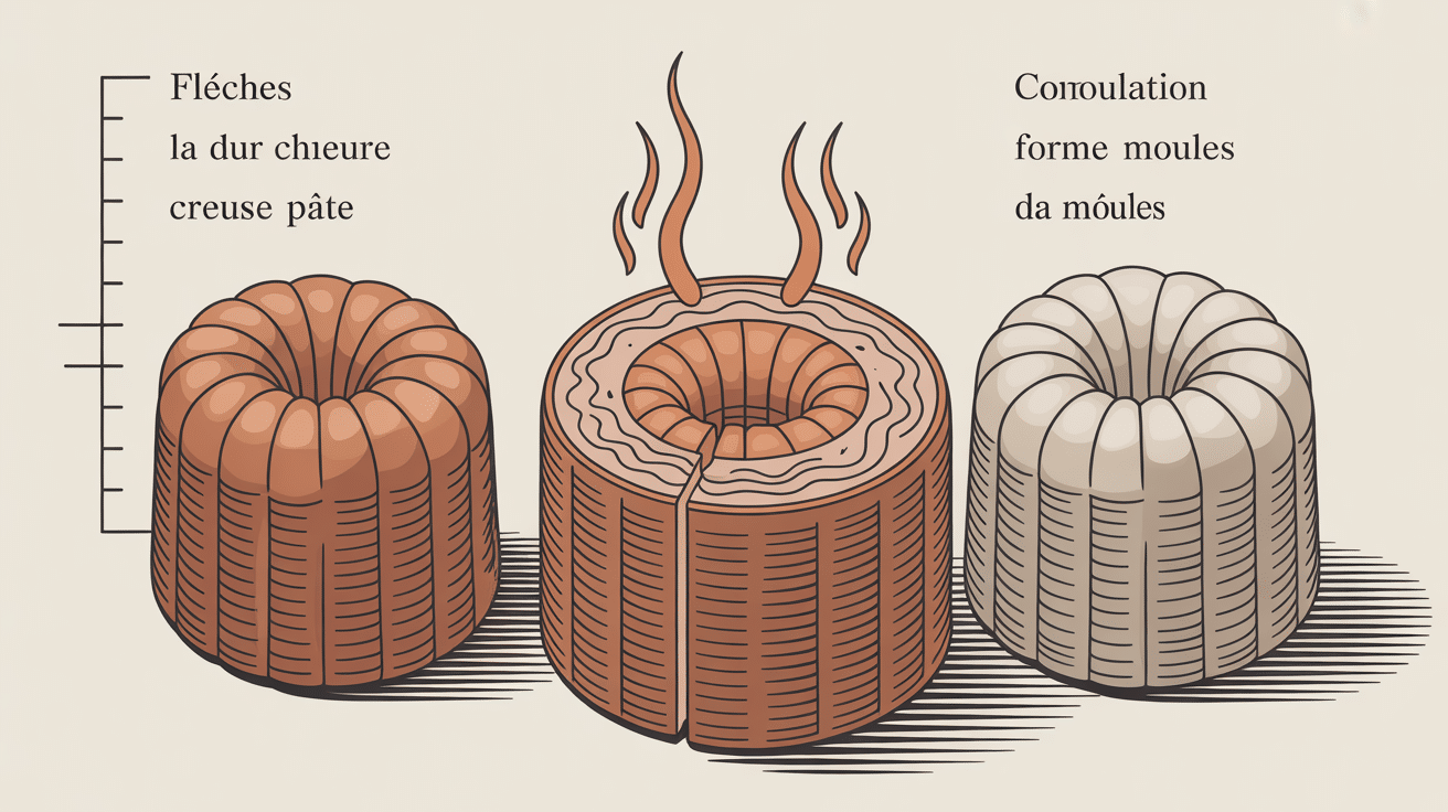 illustration technique forme moule savarin et comparaison