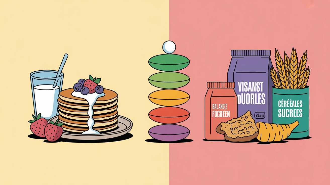 comparaison pancake avoine viennoiseries balance nutrition