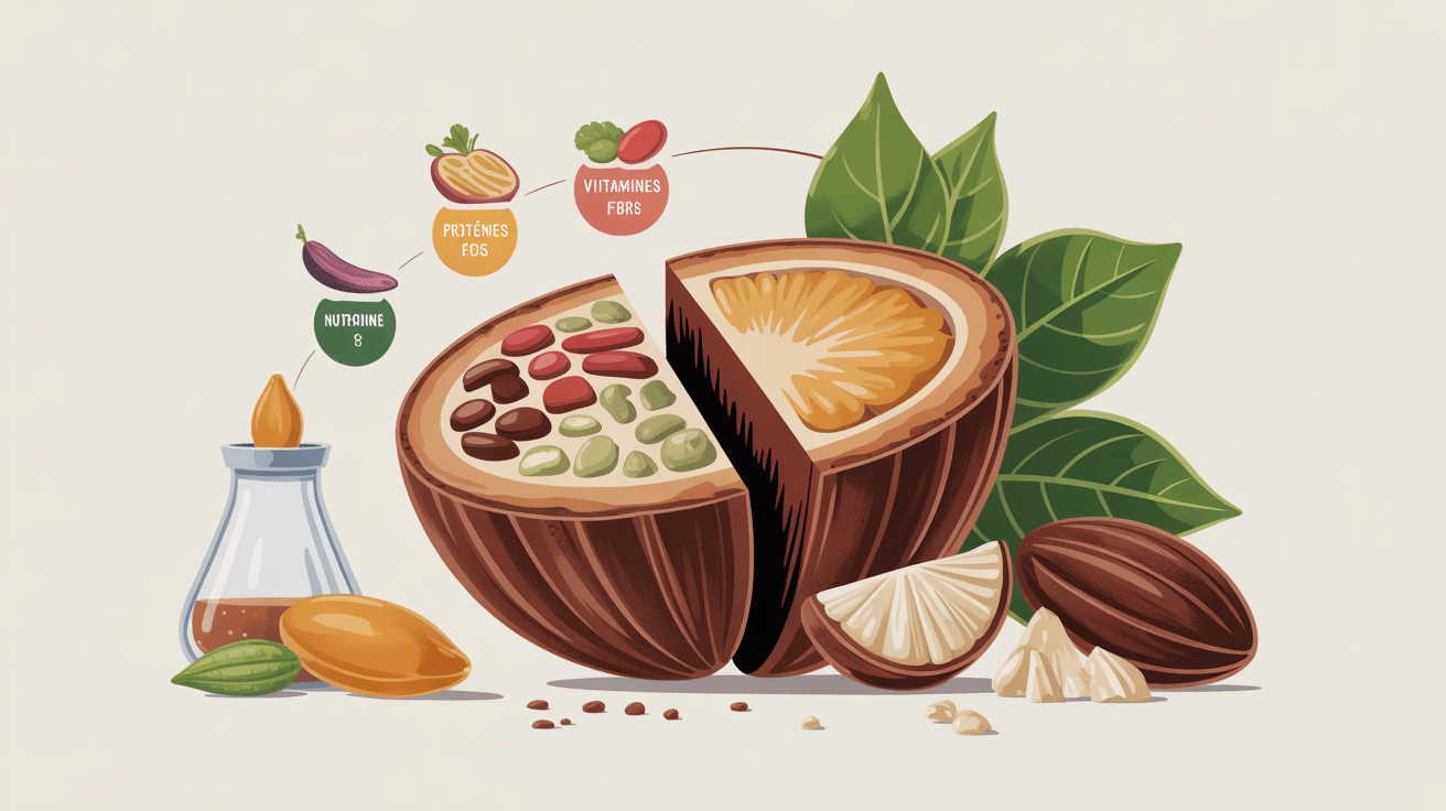 infographie nutrition pate a tartiner cacahuete