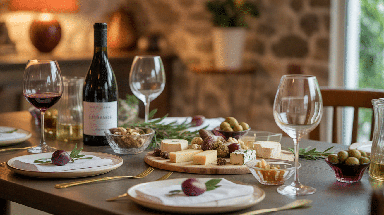 vin carthagène dégustation avec fromages et mets méditerranéens