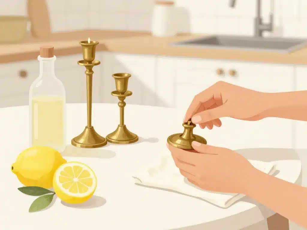 comment nettoyer du laiton, nettoyage doux citron vinaigre