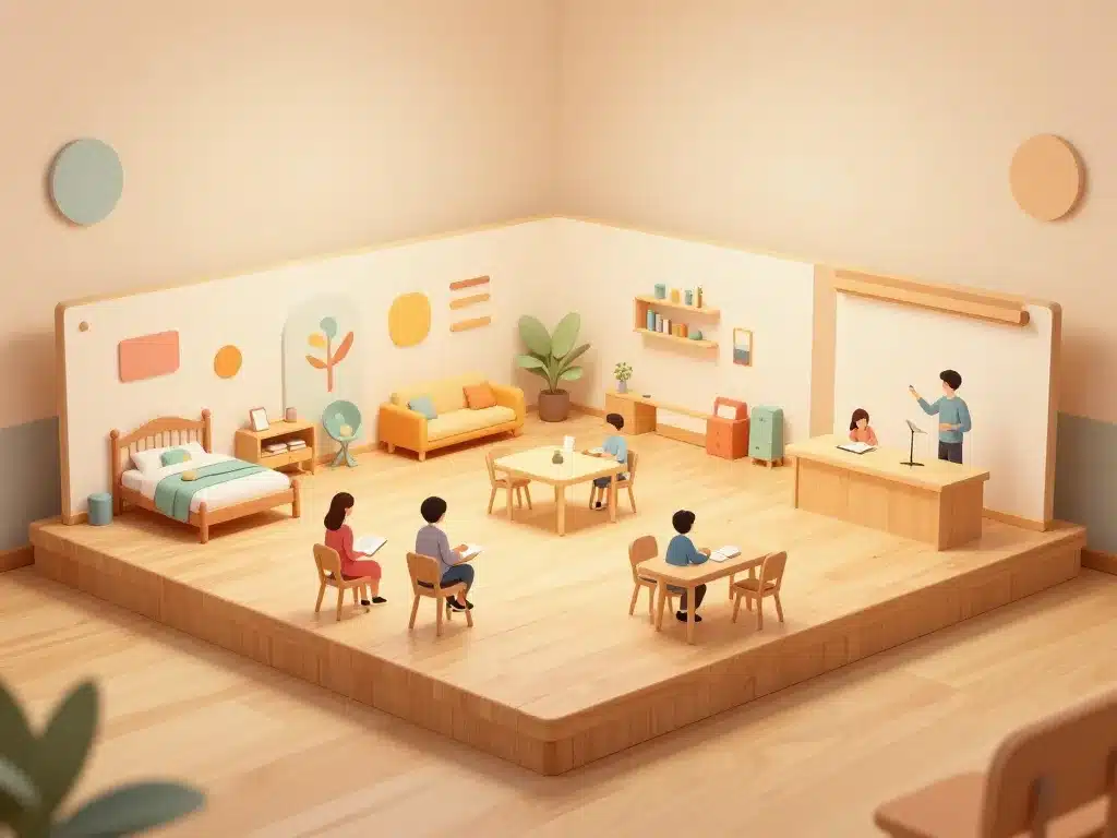 estrade en bois concept et utilisations