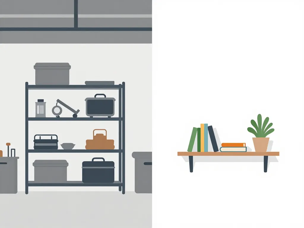 Comparatif etagere liddle garage et decoratif piece de vie