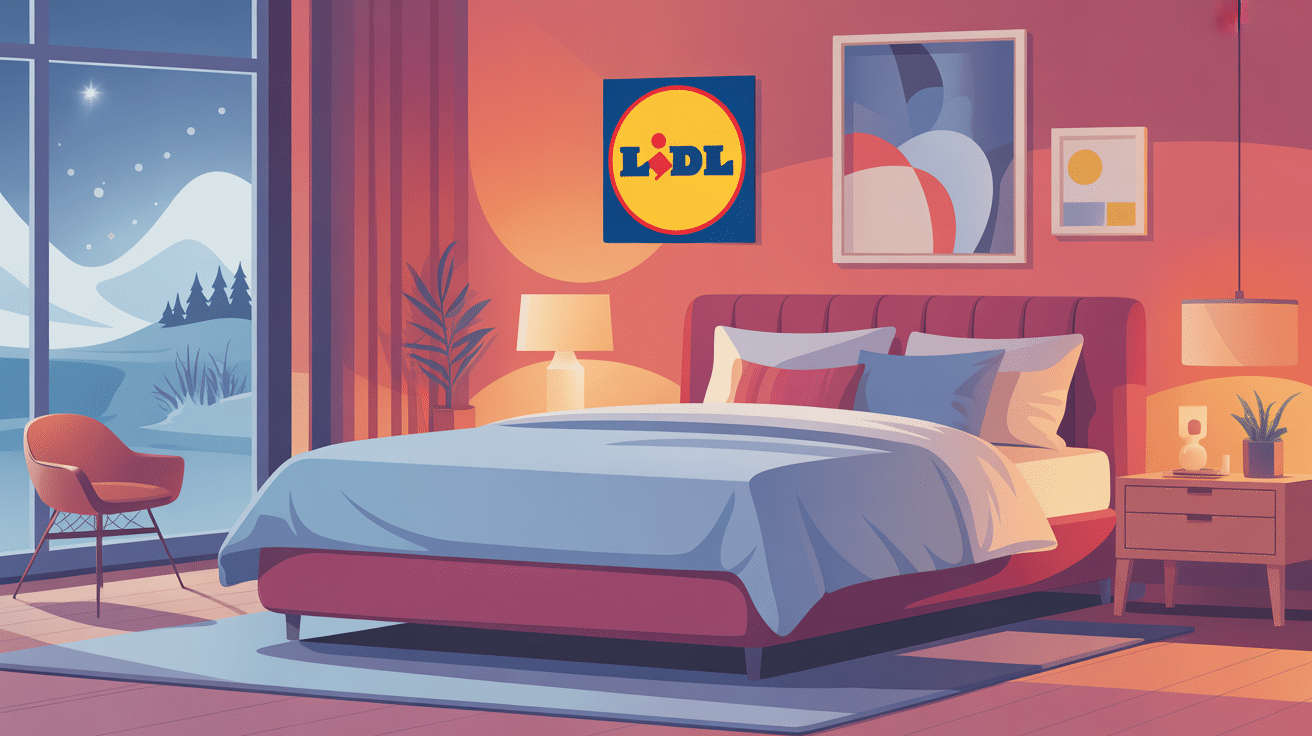 lidl surmatelas chauffant illustration confort chaleureux