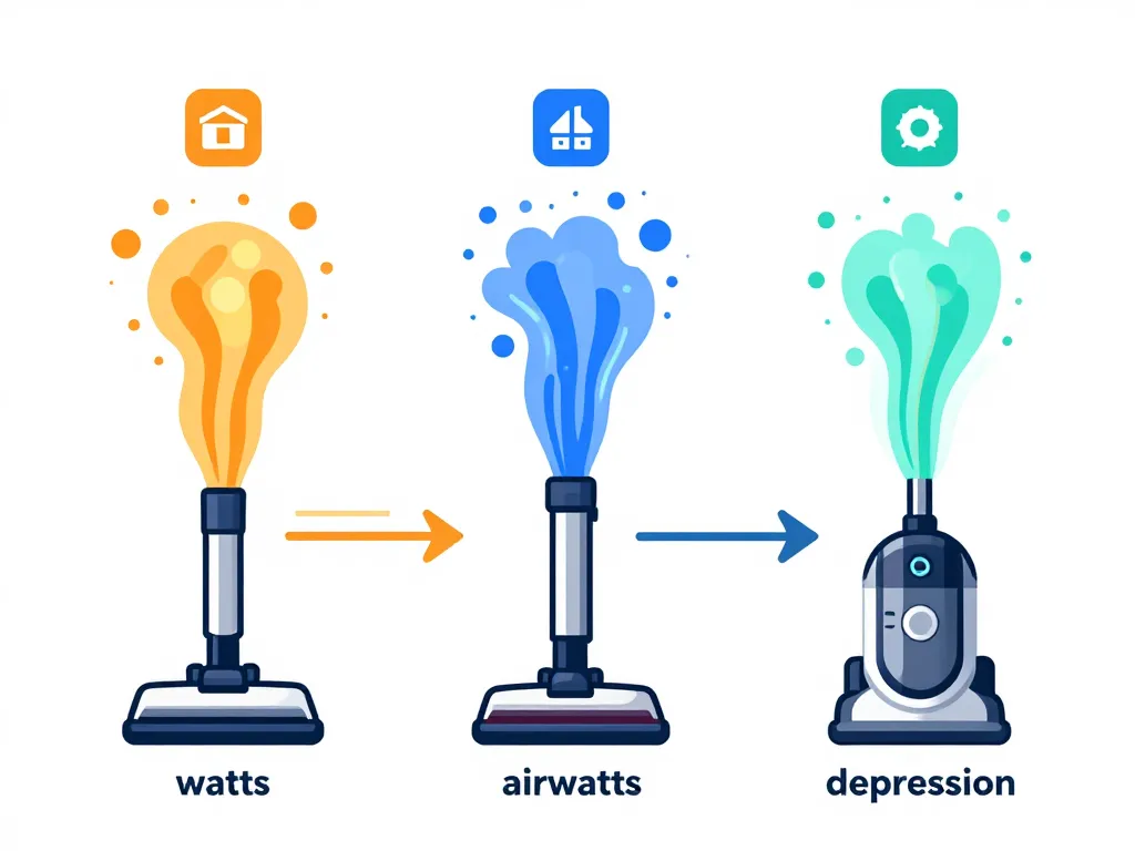 quelle puissance pour un aspirateur diagramme différences techniques