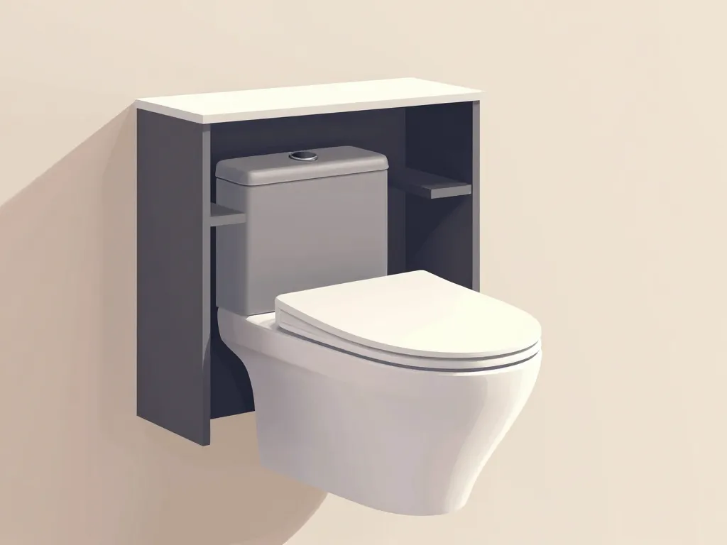 wc suspendu meuble intégration esthétique et rangement