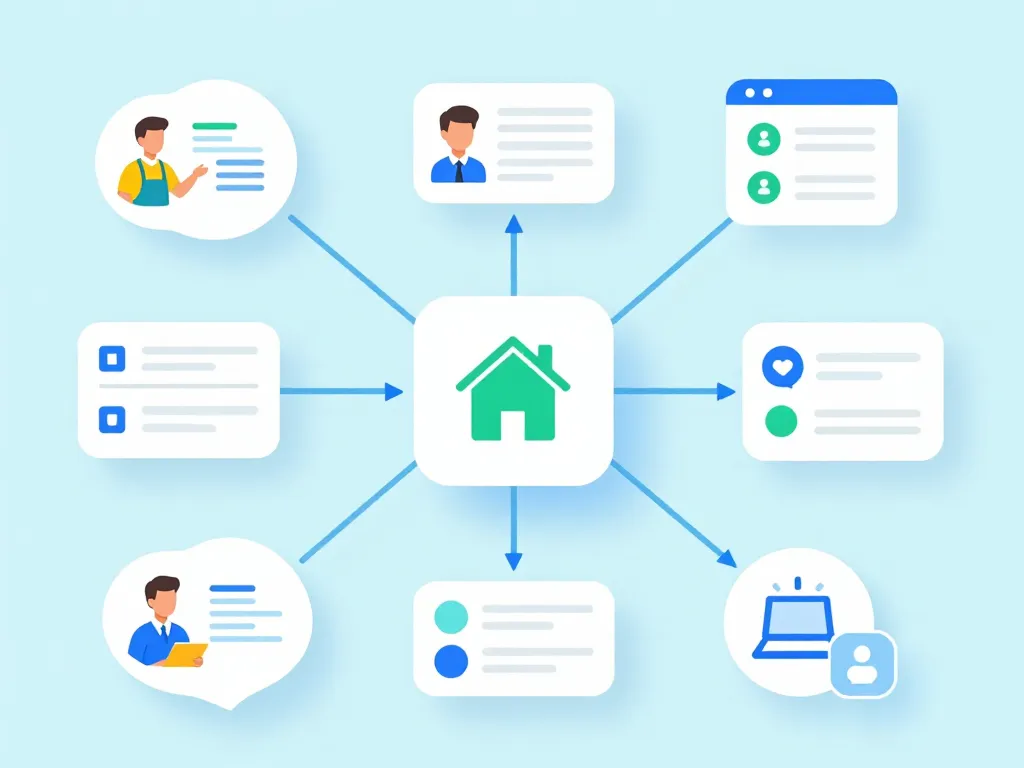 schéma conceptuel fonctionnement devis travaux habitatpresto