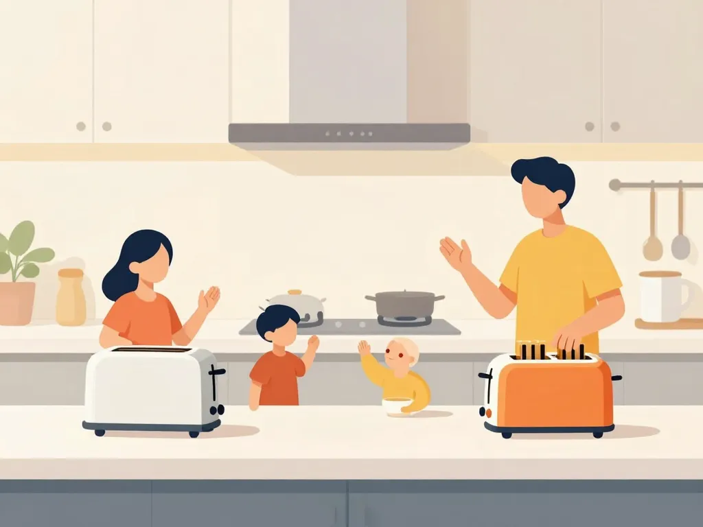 meilleur grille pain scénario utilisation famille solo