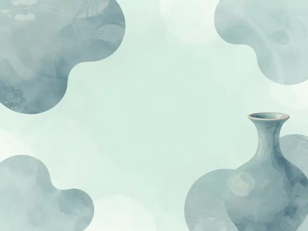 dégradés et céramique bleu céladon nuances apaisantes