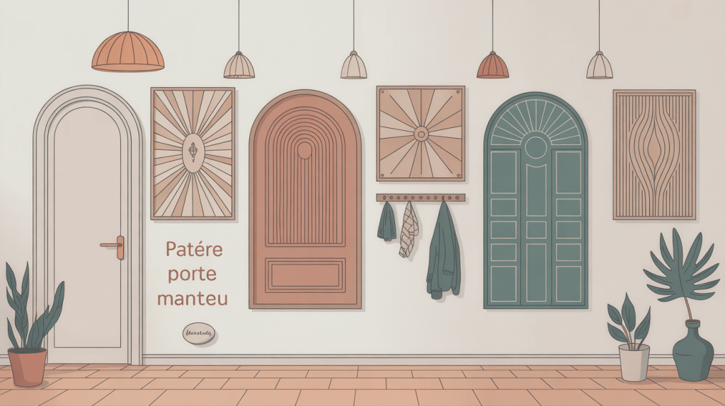 patère porte manteau murale organisation déco minimaliste