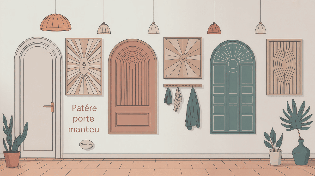patère porte manteau murale organisation déco minimaliste