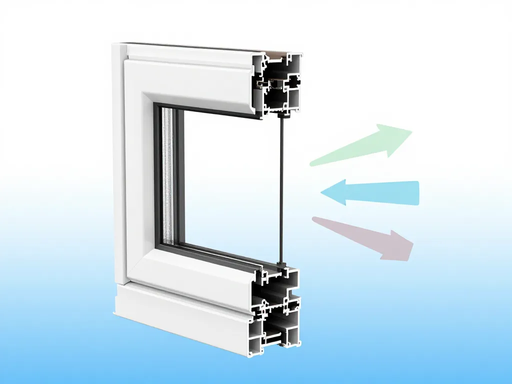 Profilé fenêtre Veka PVC isolation