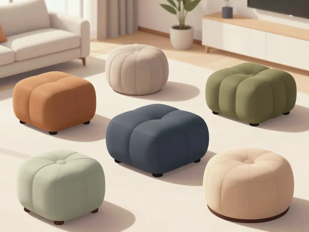 pouf tabouret multiple usages