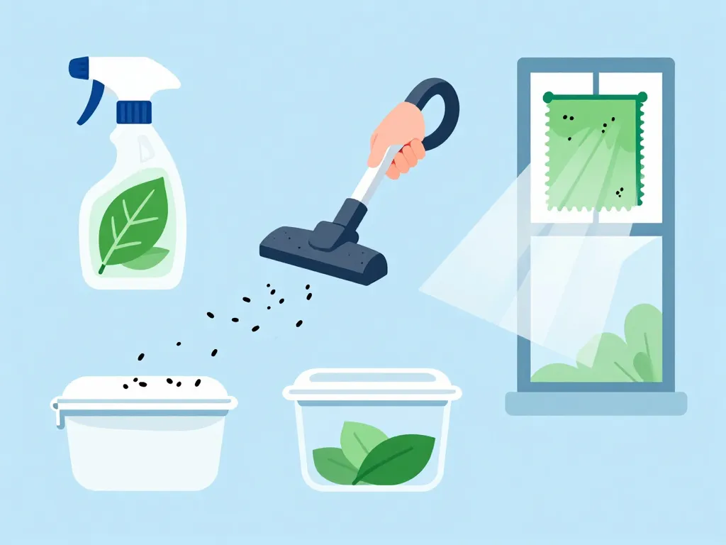 méthodes pour éliminer insecte noir maison efficacement