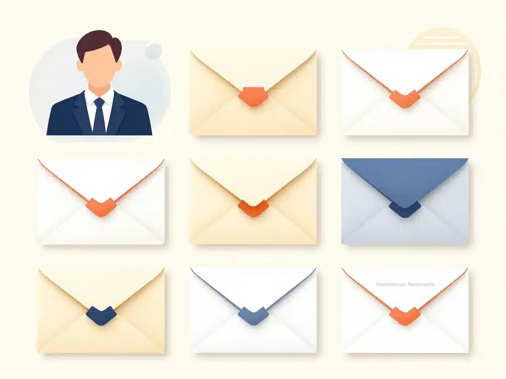 illustration adaptation enveloppe libellée selon destinataire