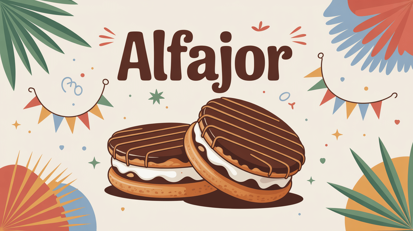Alfajor argentin biscuits sablés au dulce de leche enrobés de chocolat
