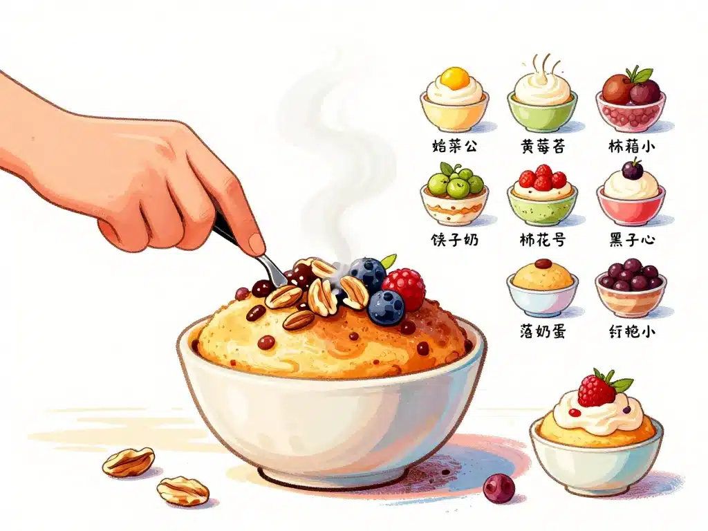 toppings et astuces bowl cake healthy personnalisé