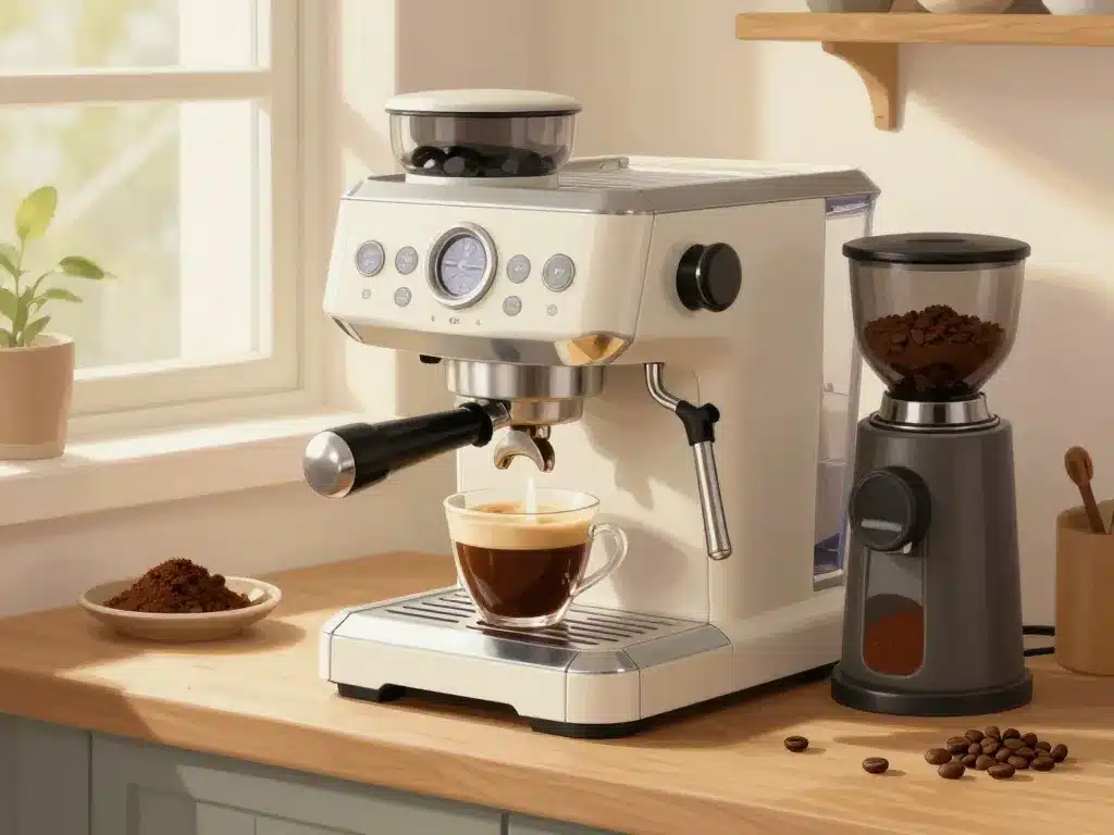 préparation café allongé machine espresso maison