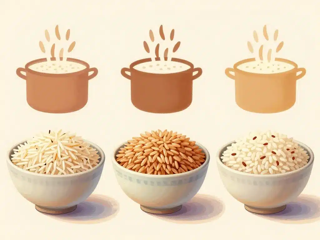 dose riz par personne variétés riz cuisson expansion