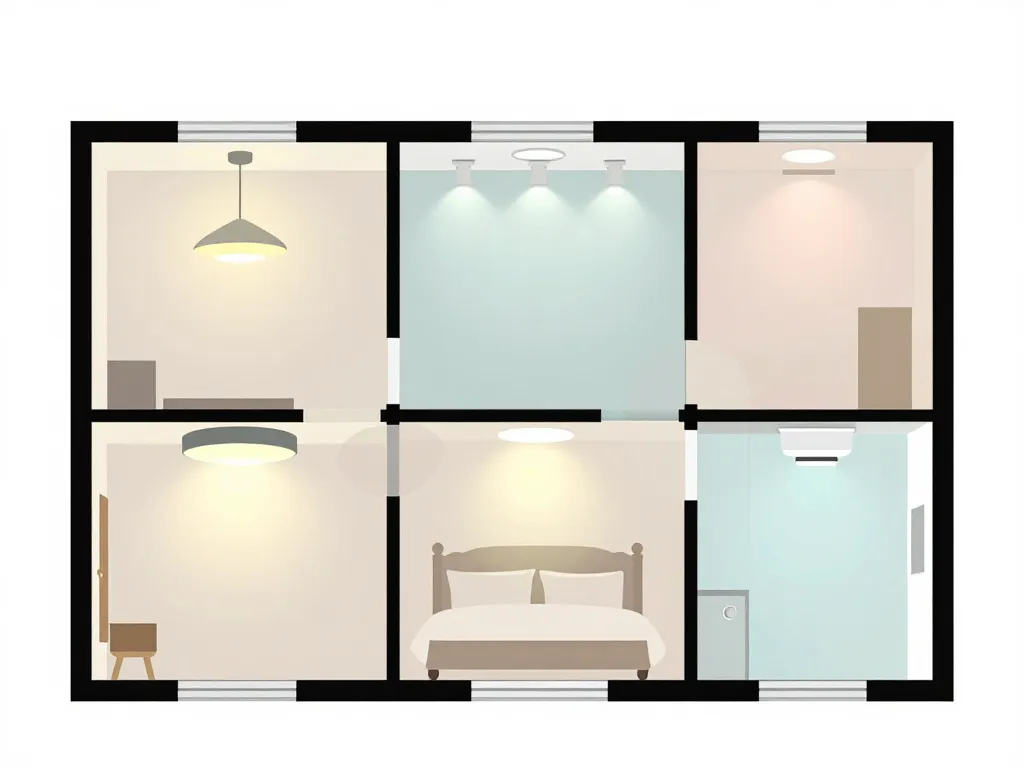 eclairage pour plafond selon pièce : salon, cuisine, chambre, salle de bains