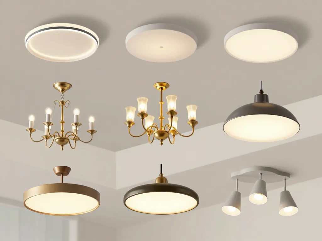 eclairage pour plafond varié selon style, matériaux et hauteur