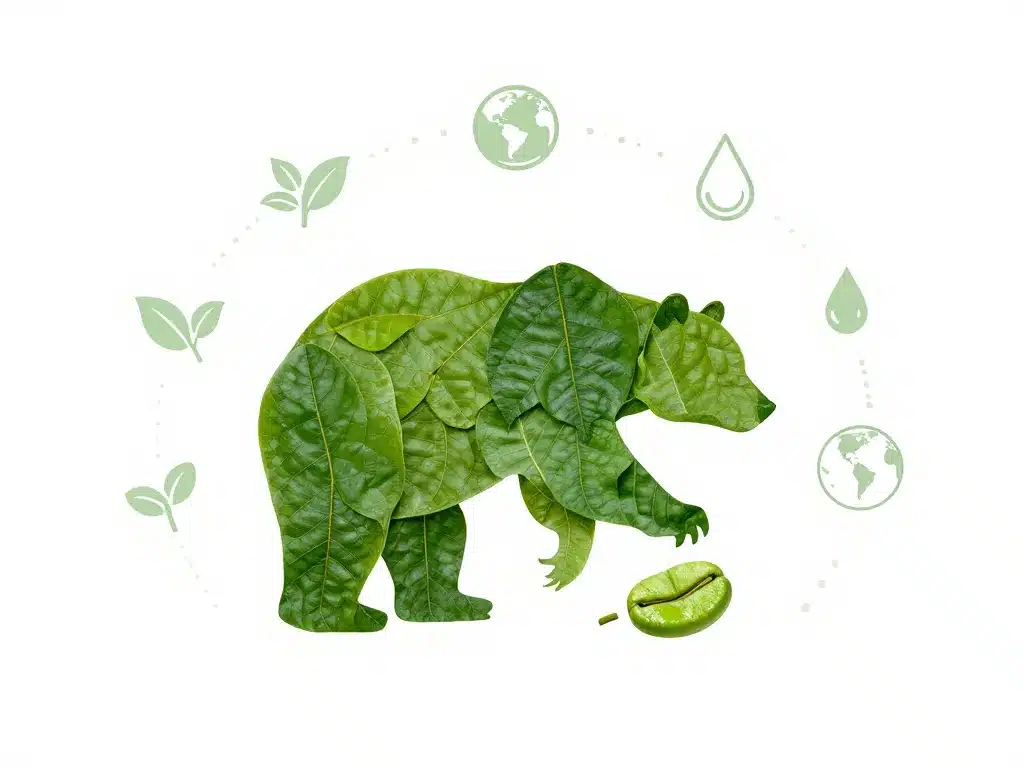 Green Bear Coffee ours vert café éco santé