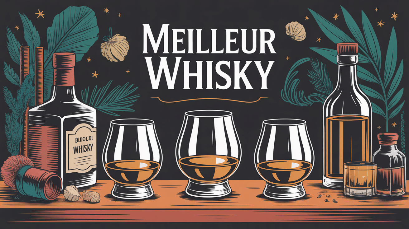 Illustration univers meilleur whisky