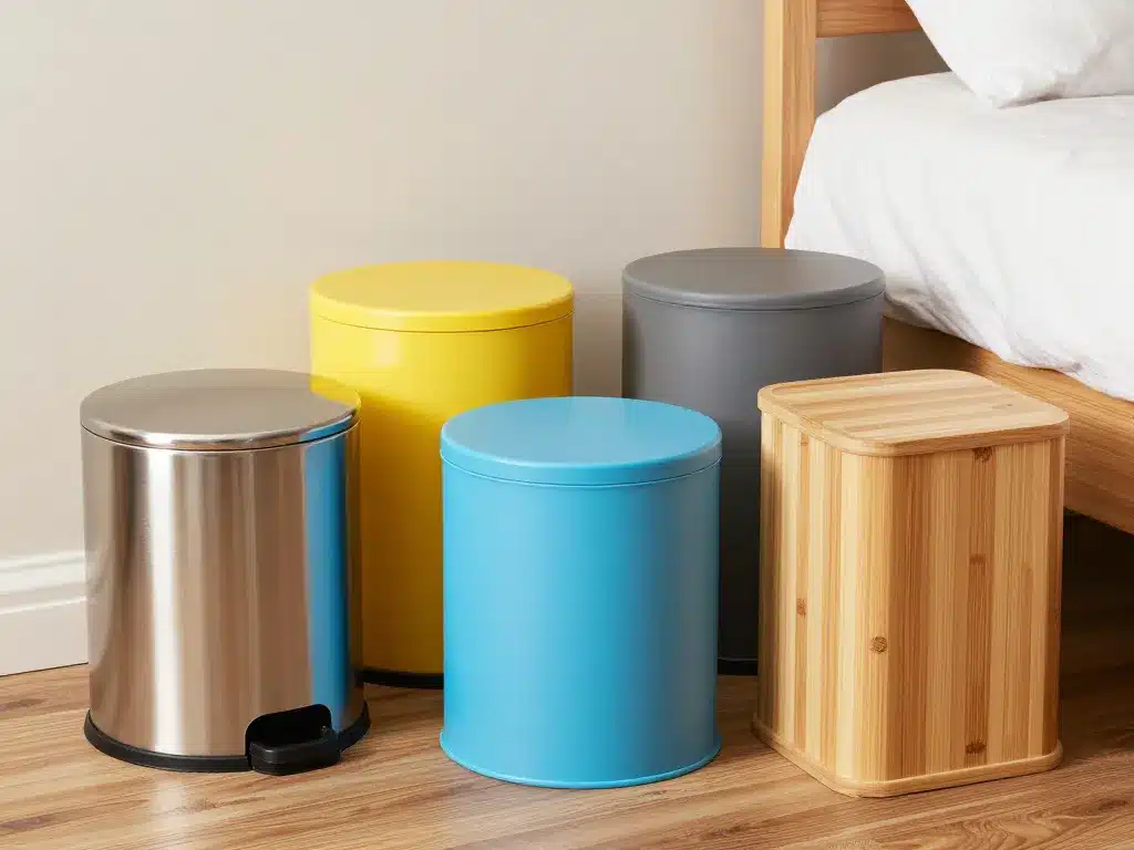 sélection petit poubelle matériaux couleurs usages