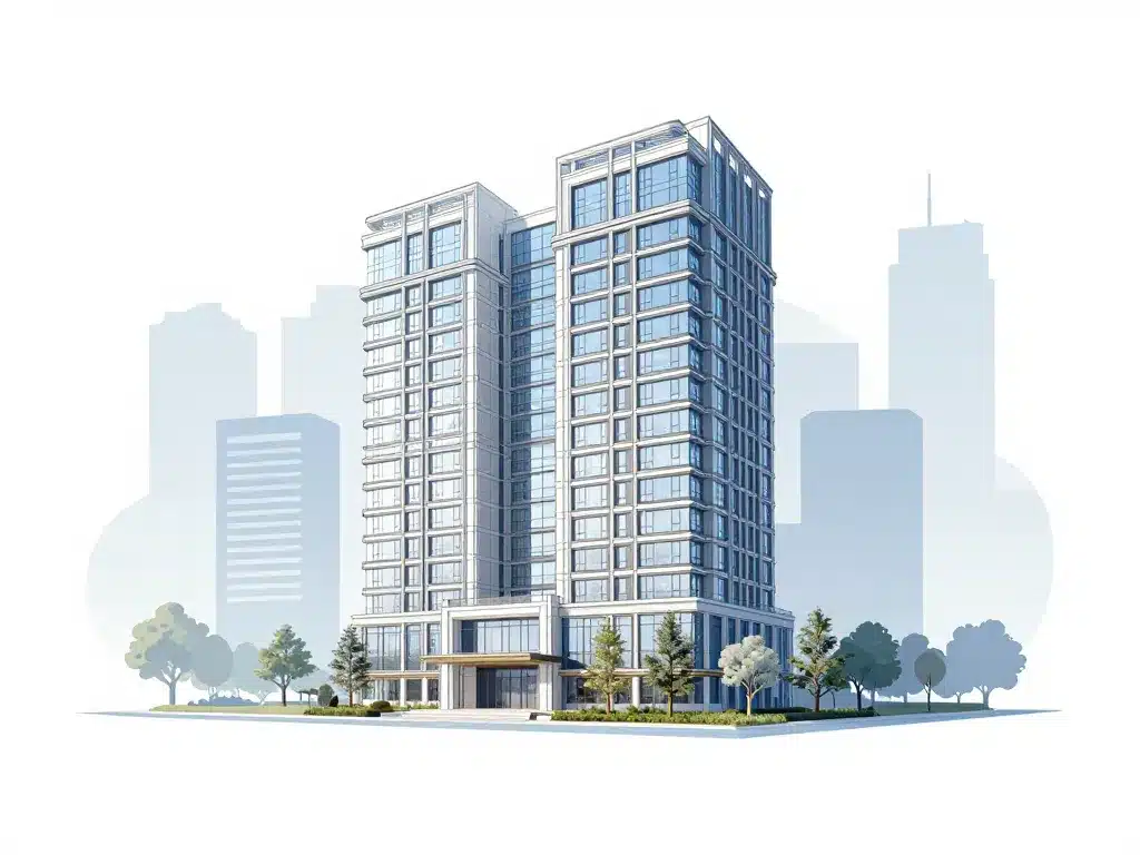 plan de facade blueprint morphing