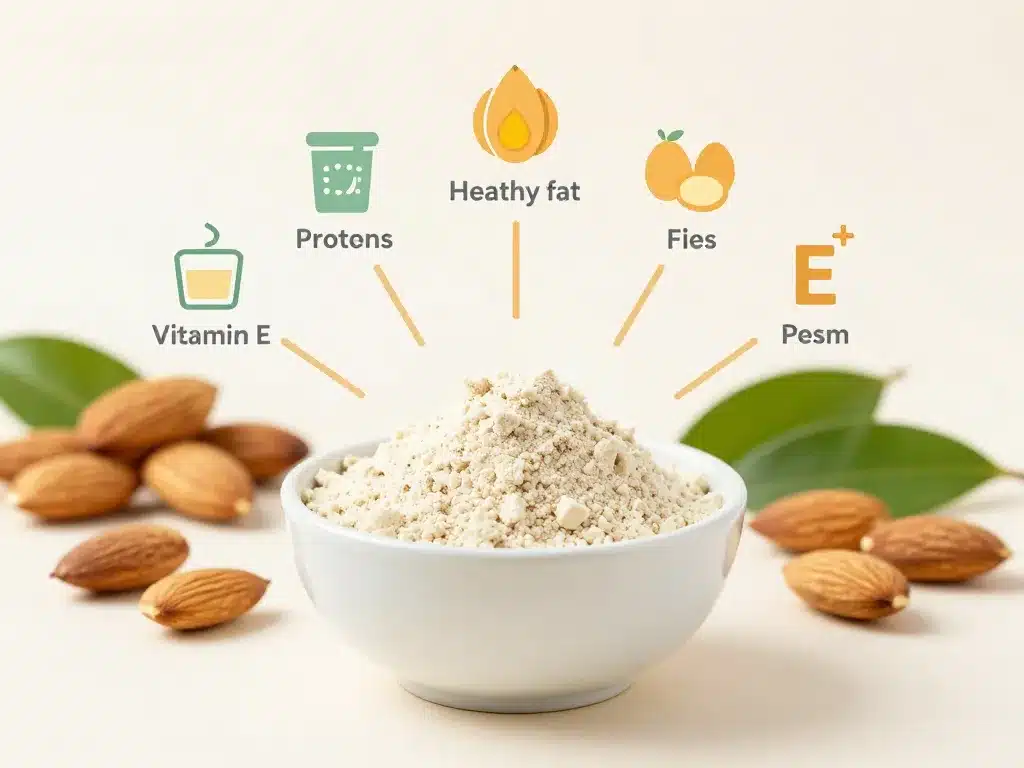 schéma nutriments poudre d amande