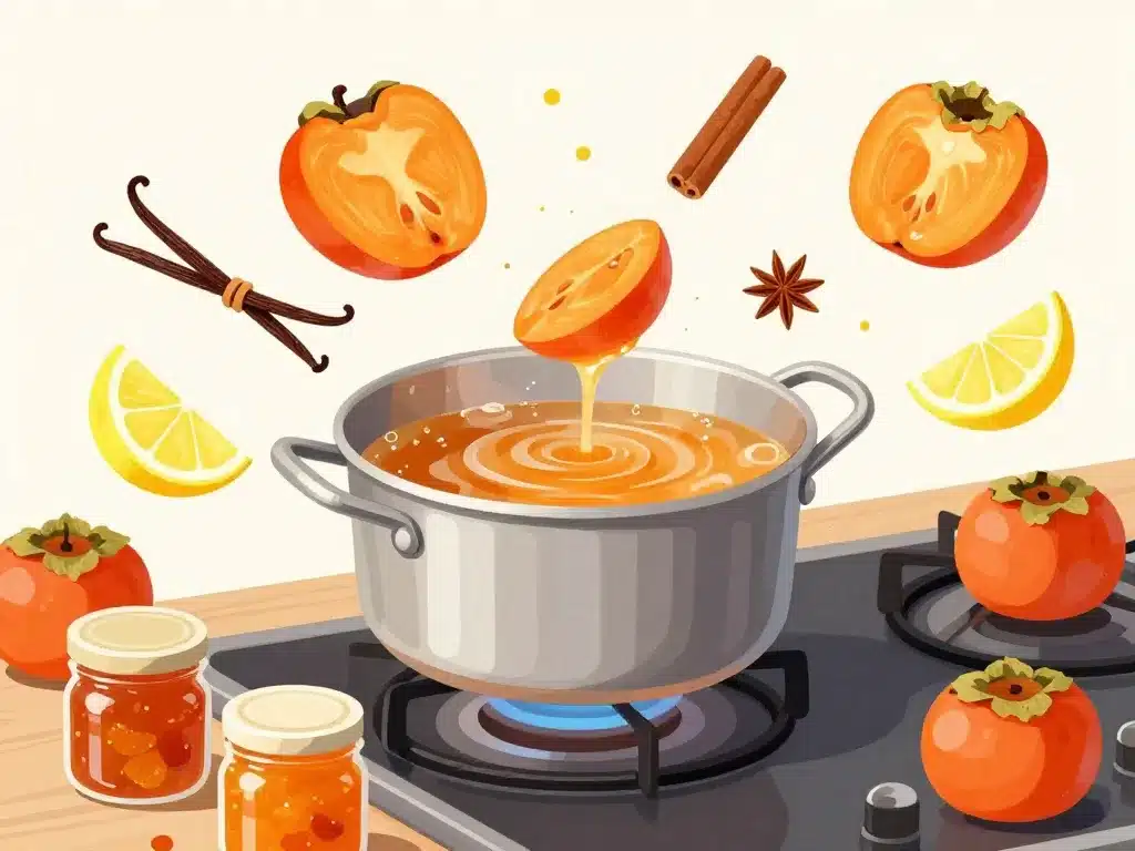 recette confiture de kaki cuisson et variantes gourmandes