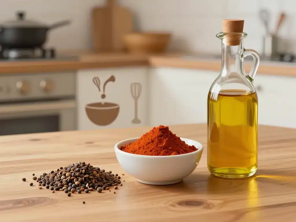 produits roucou graines poudre huile cuisine