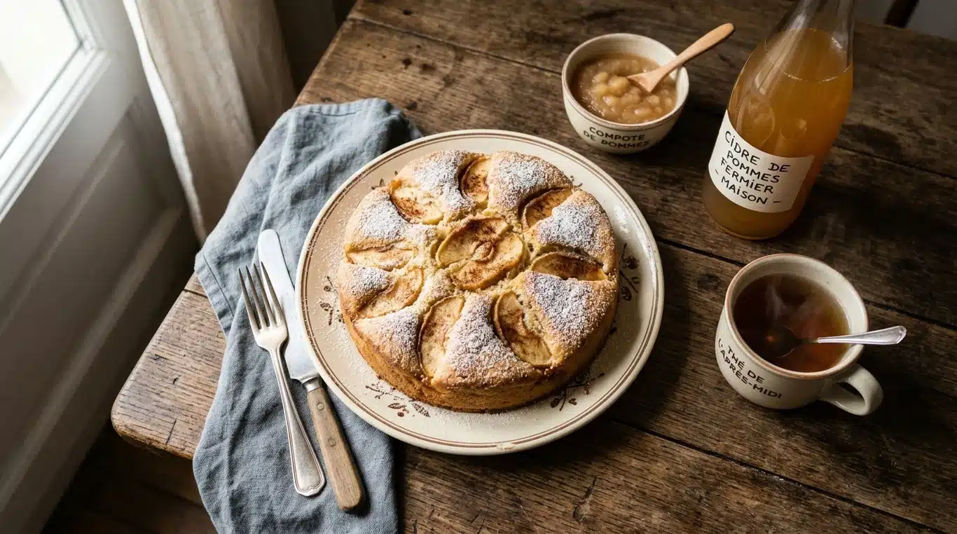 Gâteau Nuage aux Pommes fait maison