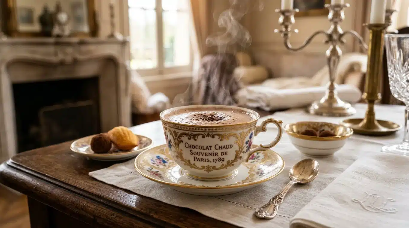 Chocolat chaud à l'ambre gris