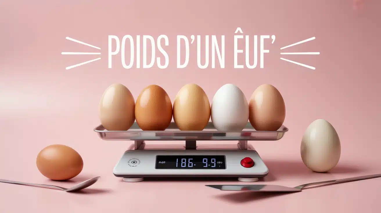 Illustration œufs sur balance poids d un œuf