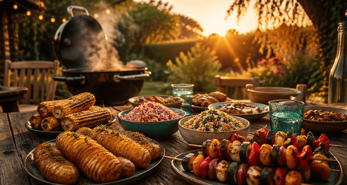 quel accompagnement avec un barbecue table estivale