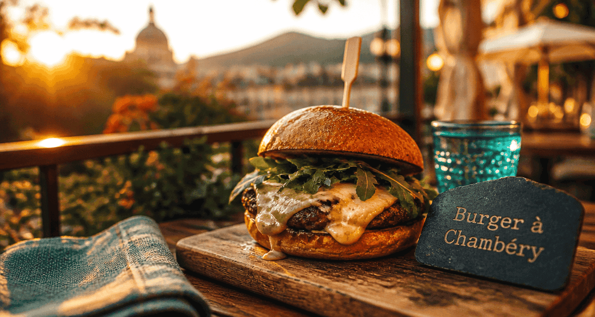 burger chambery artisanal terrasse fromage
