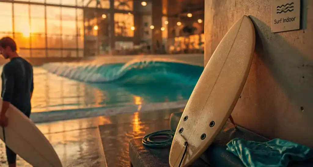 Session surf indoor : vague artificielle toute l’année