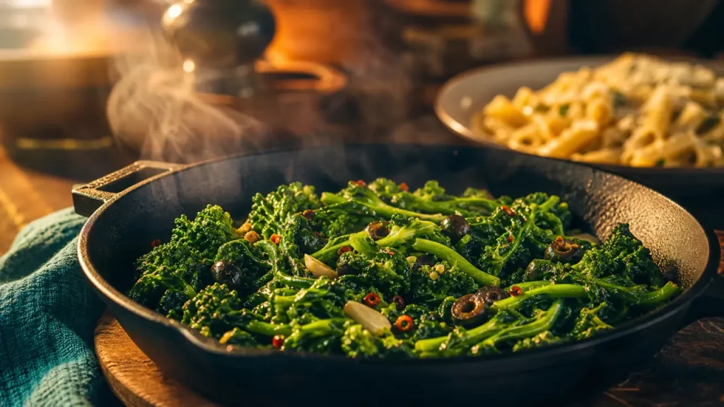 Brocoli italien : friarielli, brocolis siciliens et cuisson à l’ail sans le ramollir