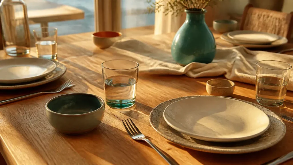 Vaisselle design : grès, porcelaine et mix & match pour une table cohérente